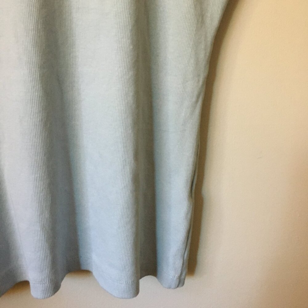 Ricki's Ice Blue Ribbed V-Neck Cotton Camisole Adjustable Straps - Picture 7 of 14